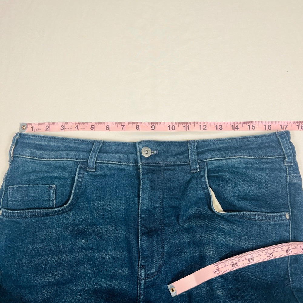 Anthropologie Pilcro Bootcut Jeans Dark Wash Blue Denim Size 32 - Picture 5 of 8